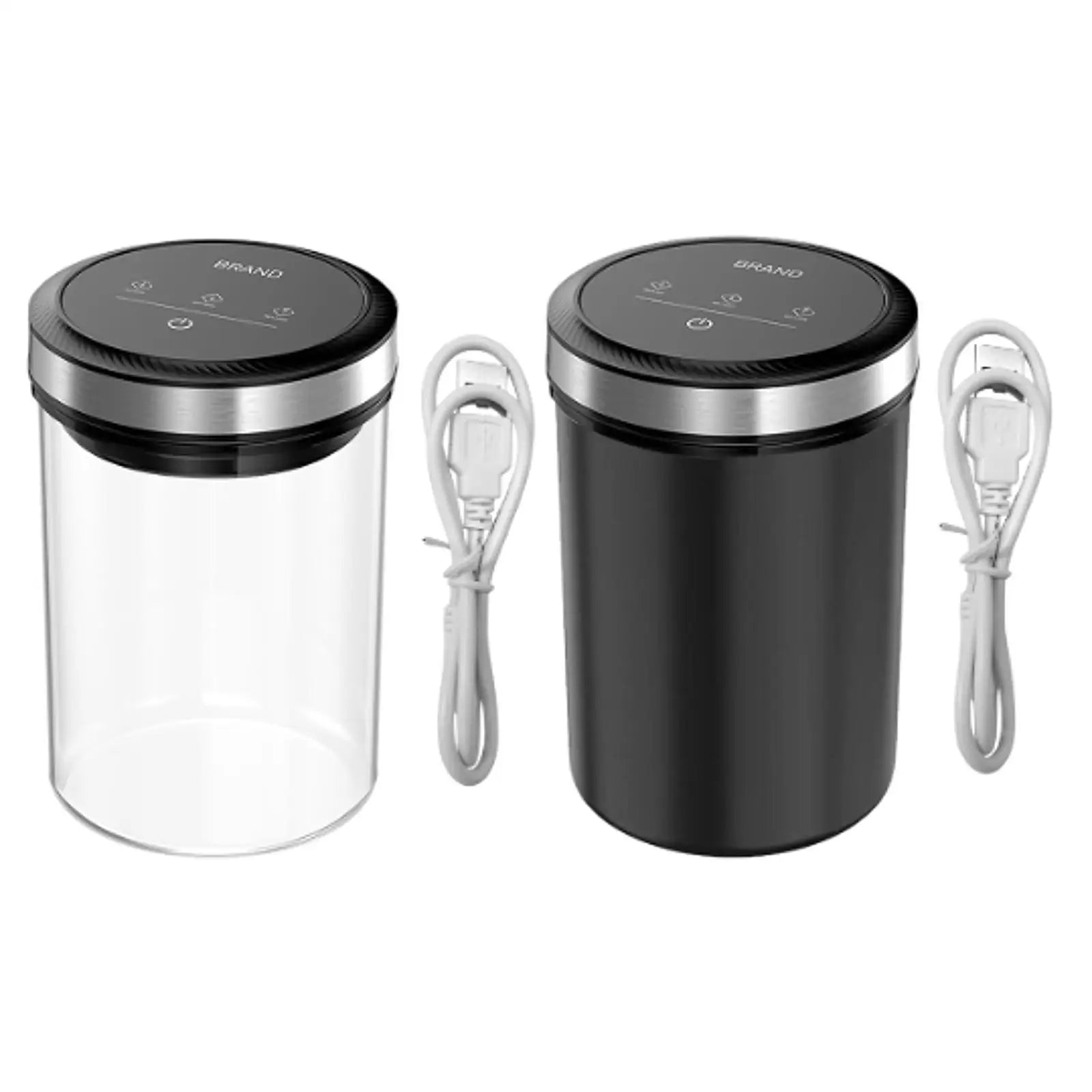 Barattolo in Vetro Borosilicato con Chiusura Sottovuoto Automatica – Contenitore Ermetico per Caffè, Tè e Alimenti Secchi