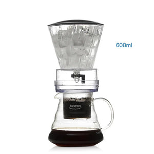 Caffettiera a Goccia in Vetro con Filtro Riutilizzabile – Sistema per Cold Brew e Caffè Freddo a Estrazione Lenta