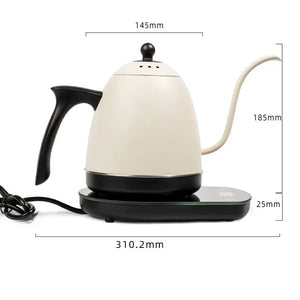 Bollitore Elettrico Smart a Collo di Cigno 800 ml – Controllo Temperatura Costante, 1200W, Acciaio Inox 304 per Pour Over e Tè