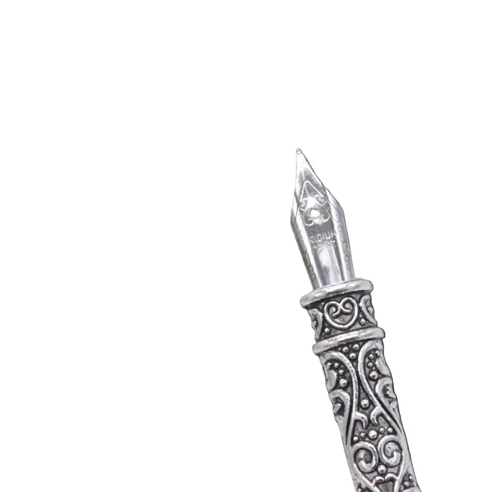 Set Penna Calligrafica con Pennino a Immersione in Metallo con Inchiostro – Pennino in Acciaio Inossidabile, Tratto da 1,0 mm