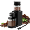 Macinacaffè Elettrico a Macine Coniche 200W – 25 Livelli di Macinatura Regolabili per Espresso e Metodi di Estrazione