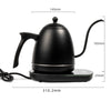 Bollitore Elettrico Smart a Collo di Cigno 800 ml – Controllo Temperatura Costante, 1200W, Acciaio Inox 304 per Pour Over e Tè