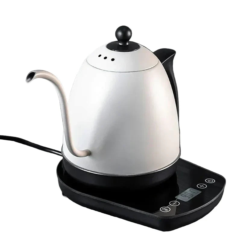 Bollitore Elettrico Smart a Collo di Cigno 800 ml – Controllo Temperatura Costante, 1200W, Acciaio Inox 304 per Pour Over e Tè