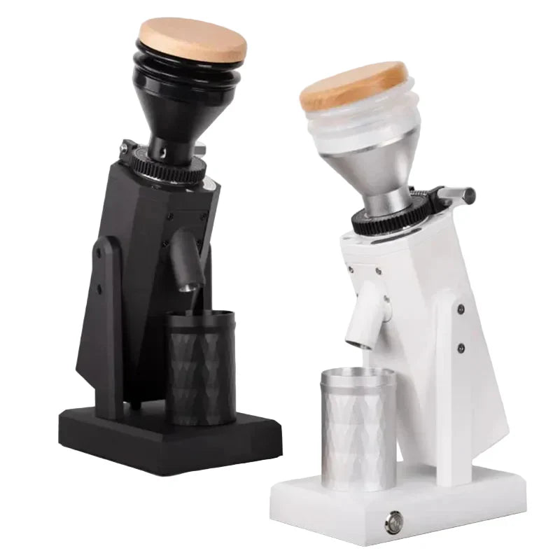 Macinacaffè Elettrico a Macine Coniche 180W – Macinino Compatto per Espresso e Caffè Filtro con Tramoggia Integrata