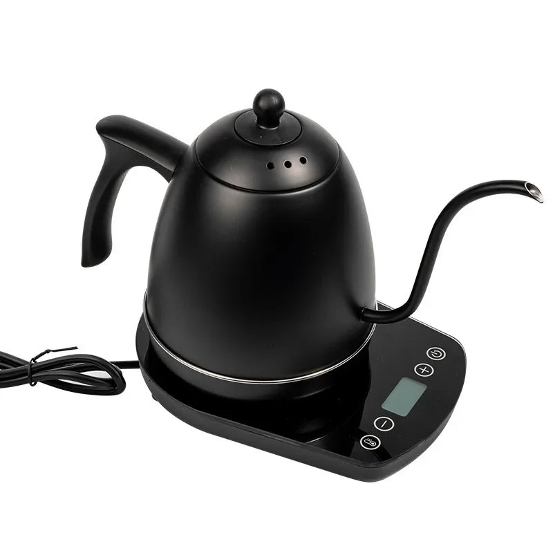Bollitore Elettrico Smart a Collo di Cigno 800 ml – Controllo Temperatura Costante, 1200W, Acciaio Inox 304 per Pour Over e Tè