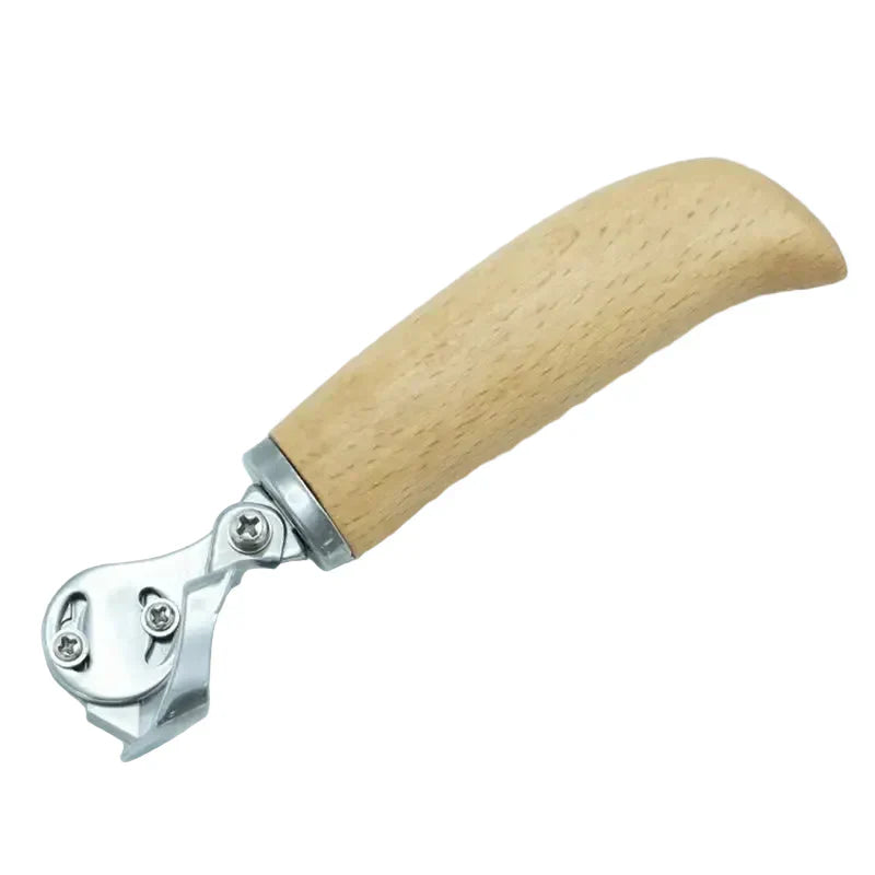 Coltello per Pelle con Lama Dritta e Curva